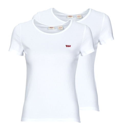 Vêtements Femme T-shirts manches courtes Levi's 2PACK CREWNECK TEE 