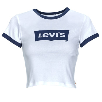 Kleidung Damen T-Shirts Levi's GRAPHIC RINGER MINI TEE Sargasso / Sea