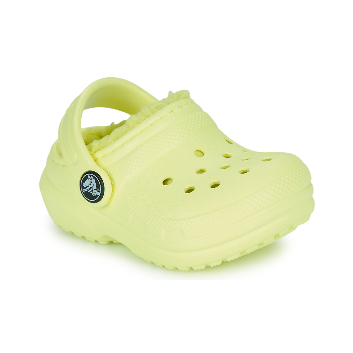 Schuhe Kinder Pantoletten / Clogs Crocs Classic Lined Clog T Gelb