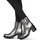 Schuhe Damen Low Boots Freelance JUSTY 7 SMALL GERO BUCKLE Silbrig