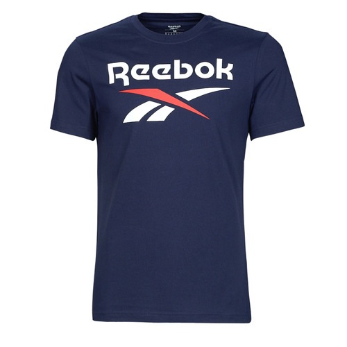 Kleidung Herren T-Shirts Reebok Classic RI Big Logo Tee Marineblau