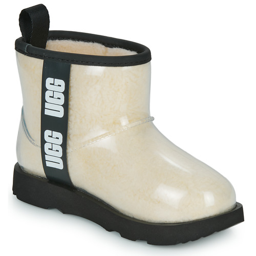 Schuhe Kinder Boots UGG KIDS' CLASSIC CLEAR MINI II Beige