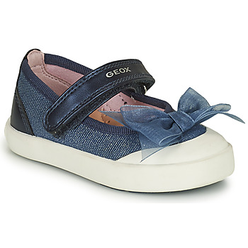 Schuhe Mädchen Sandalen / Sandaletten Geox B KILWI G. E - TEL GLI+SIN.PER Marineblau