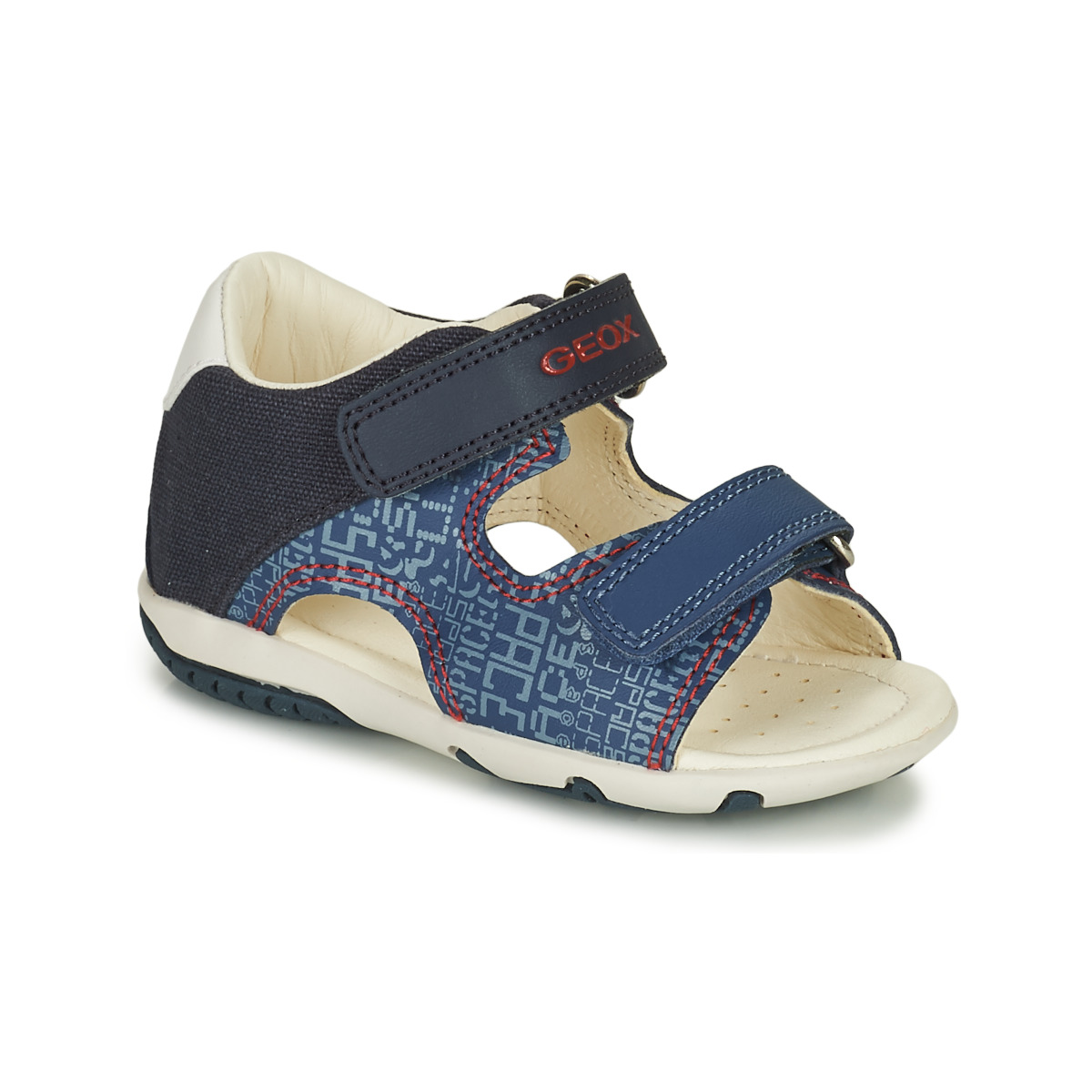 Schuhe Jungen Sneaker Low Geox B S.ELBA B. B - GBK+TELA Marineblau