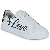 Schuhe Damen Sneaker Low Bons baisers de Paname SIMONE CRAZY IN LOVE Weiß