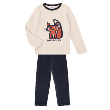 Kleidung Jungen Pyjamas/ Nachthemden Petit Bateau CERGY Bunt