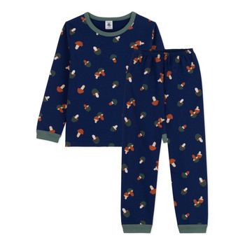 Kleidung Jungen Pyjamas/ Nachthemden Petit Bateau CINGUO Marineblau
