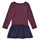 Kleidung Mädchen Kurze Kleider Petit Bateau CONSTANTIN Marineblau / Rot