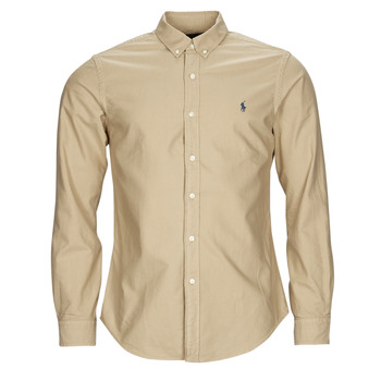 Kleidung Herren Langärmelige Hemden Polo Ralph Lauren SLBDPPCS-LONG SLEEVE-SPORT SHIRT Beige