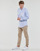 Kleidung Herren Langärmelige Hemden Polo Ralph Lauren CUBDPPPKS-LONG SLEEVE-SPORT SHIRT Blau / Weiß