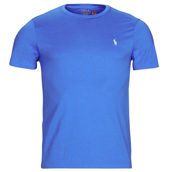 Kleidung Herren T-Shirts Polo Ralph Lauren SSCNCMSLM2-SHORT SLEEVE-T-SHIRT Blau / Maidstone / Blau