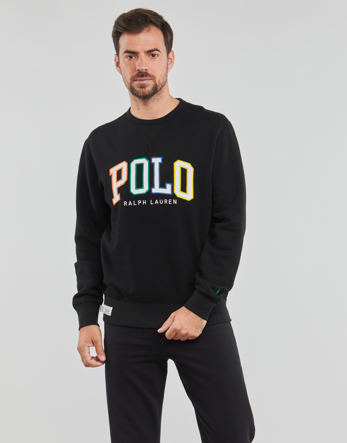 Kleidung Herren Sweatshirts Polo Ralph Lauren LSCNM4-LONG SLEEVE-SWEATSHIRT Bunt