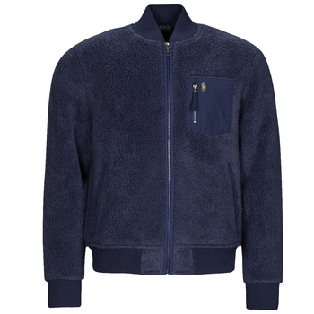 Kleidung Herren Jacken Polo Ralph Lauren LSBOMBERM5-LONG SLEEVE-FULL ZIP Marineblau