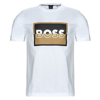 Kleidung Herren T-Shirts BOSS Tessler 185 Weiß