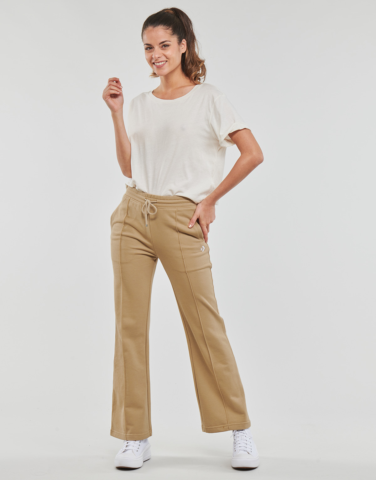 Abbigliamento Donna Pantalone Cargo Converse KNIT PANT 