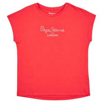 Kleidung Mädchen T-Shirts Pepe jeans NURIA Rot