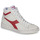 Schuhe Damen Sneaker High Diadora GAME L HIGH WAXED Weiß / Rot