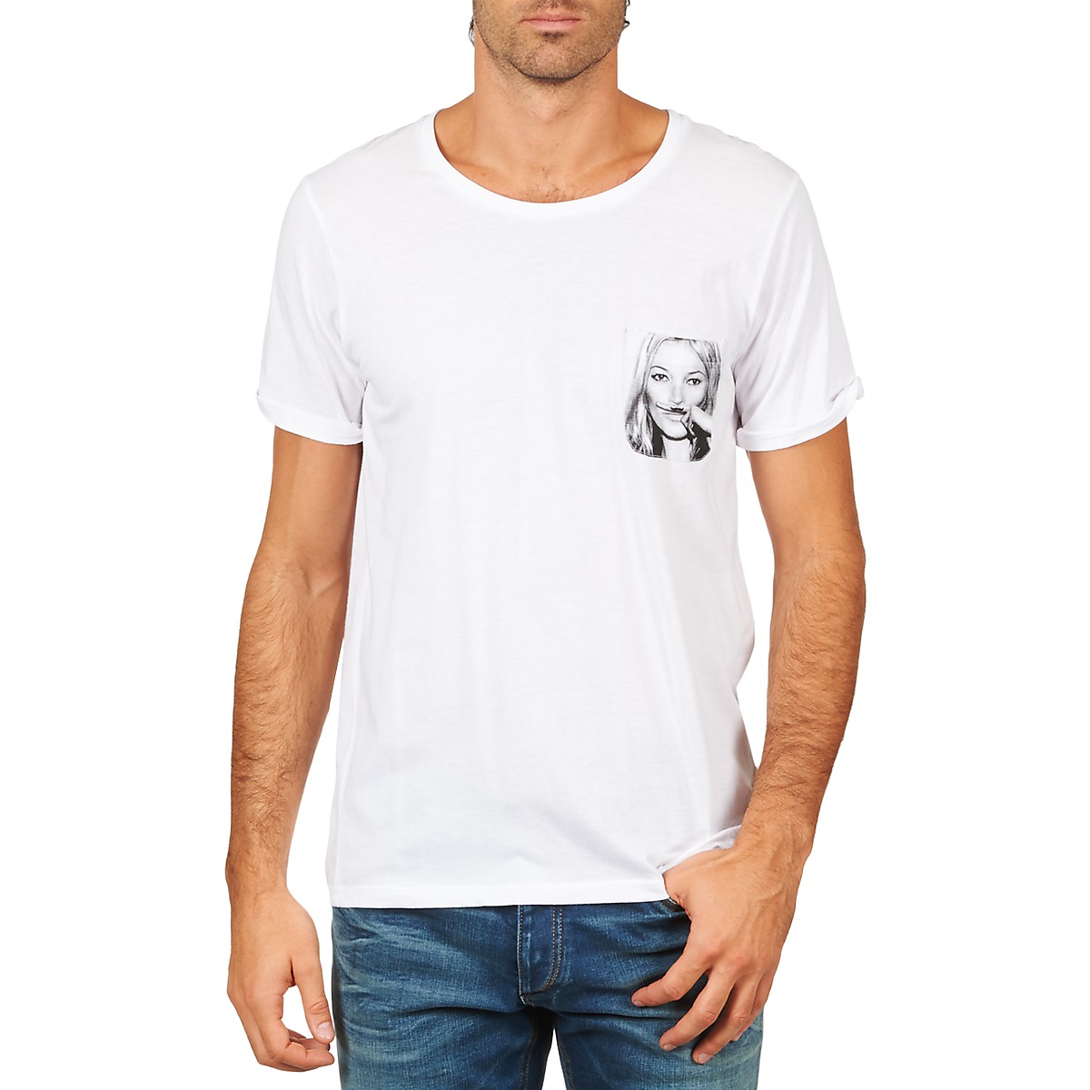 Kleidung Herren T-Shirts Eleven Paris KMPOCK MEN Weiß