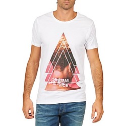 Vêtements Homme T-shirts manches courtes Eleven Paris MIAMI M MEN Blanc