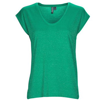 Abbigliamento Donna Top / T-shirt senza maniche Pieces PCBILLO TEE LUREX STRIPES 