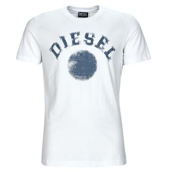 Kleidung Herren T-Shirts Diesel T-DIEGOR-K56 Weiß / Blau