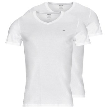 Kleidung Herren T-Shirts Diesel UMTEE-MICHAEL-TUBE-TWOPACK Weiß
