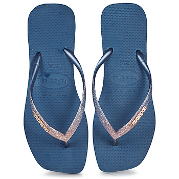 Chaussures Femme Tongs Havaianas SLIM SQUARE GLITTER 