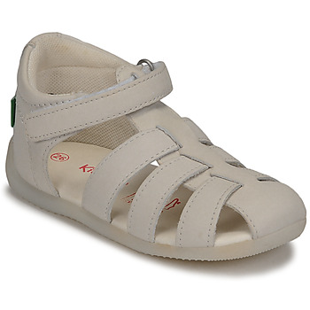 Schuhe Kinder Sandalen / Sandaletten Kickers BIGFLO-2 Weiß