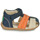 Schuhe Kinder Sandalen / Sandaletten Kickers BIGBAZAR-2 Marineblau / Koralle / Beige