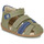 Schuhe Kinder Sandalen / Sandaletten Kickers BIPOD Khaki / Blau