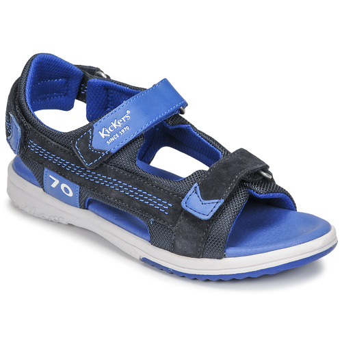 Schuhe Kinder Sandalen / Sandaletten Kickers PLANE Blau