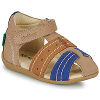 Schuhe Kinder Sandalen / Sandaletten Kickers BIGBAZAR-2 Beige / Marineblau