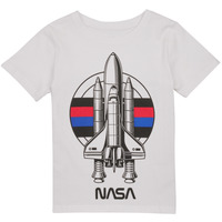 Kleidung Jungen T-Shirts Name it NKMNOBERT NASA SS TOP Weiß