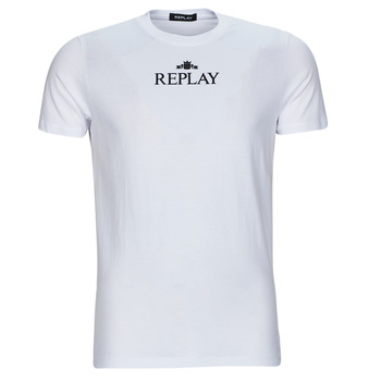 Kleidung Herren T-Shirts Replay M6473 Weiß