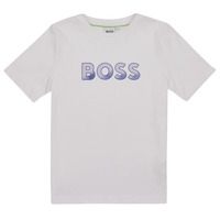 Kleidung Jungen T-Shirts BOSS J25O03-10P-C Weiß