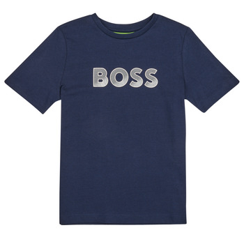 Kleidung Jungen T-Shirts BOSS J25O03-849-C Marineblau
