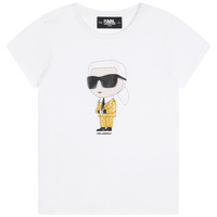 Kleidung Mädchen T-Shirts Karl Lagerfeld Z15417-N05-B Weiß