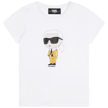 Abbigliamento Bambina T-shirt maniche corte Karl Lagerfeld Z15417-N05-C 