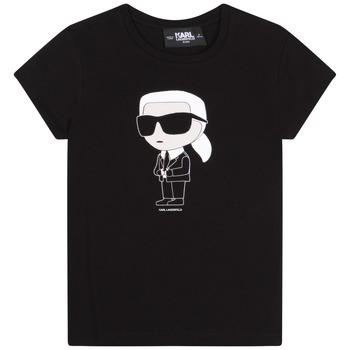 Kleidung Mädchen T-Shirts Karl Lagerfeld Z15418-09B-B    