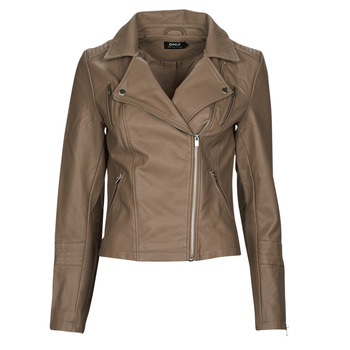 Abbigliamento Donna Giacca in cuoio / simil cuoio Only ONLGEMMA FAUX LEATHER BIKER 