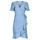 Kleidung Damen Kurze Kleider Only ONLOLIVIA S/S WRAP DRESS Blau