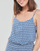 Kleidung Damen Maxikleider Only ONLNOVA LIFE STRAP MAXI DRESS Blau / Weiß