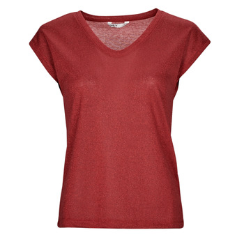 Abbigliamento Donna T-shirt maniche corte Only ONLSILVERY S/S V NECK LUREX TOP 