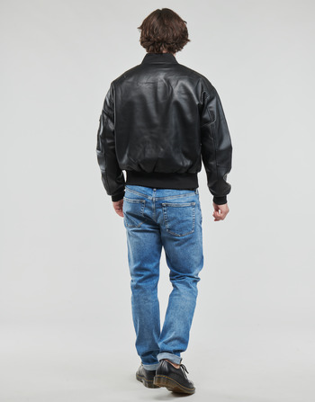 Calvin Klein Jeans FAUX LEATHER BOMBER JACKET 