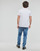 Kleidung Herren T-Shirts Calvin Klein Jeans SHRUNKEN BADGE TEE Weiß