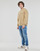 Kleidung Herren Sweatshirts Calvin Klein Jeans SHRUNKEN BADGE CREW NECK Beige