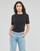 Kleidung Damen T-Shirts Calvin Klein Jeans RIB SHORT SLEEVE TEE    