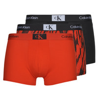 Unterwäsche Herren Boxer Calvin Klein Jeans TRUNK 3PK X3 Rot