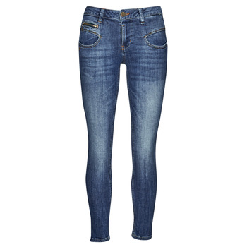 Kleidung Damen Slim Fit Jeans Freeman T.Porter ALEXA HIGH WAIST CROPPED SDM Blau