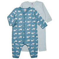 Kleidung Kinder Pyjamas/ Nachthemden Petit Bateau A06XB00 X2 Bunt
